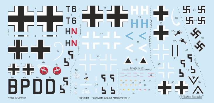 ED48004 - Luftwaffe Ground Attackers Vol 1 -  1:48