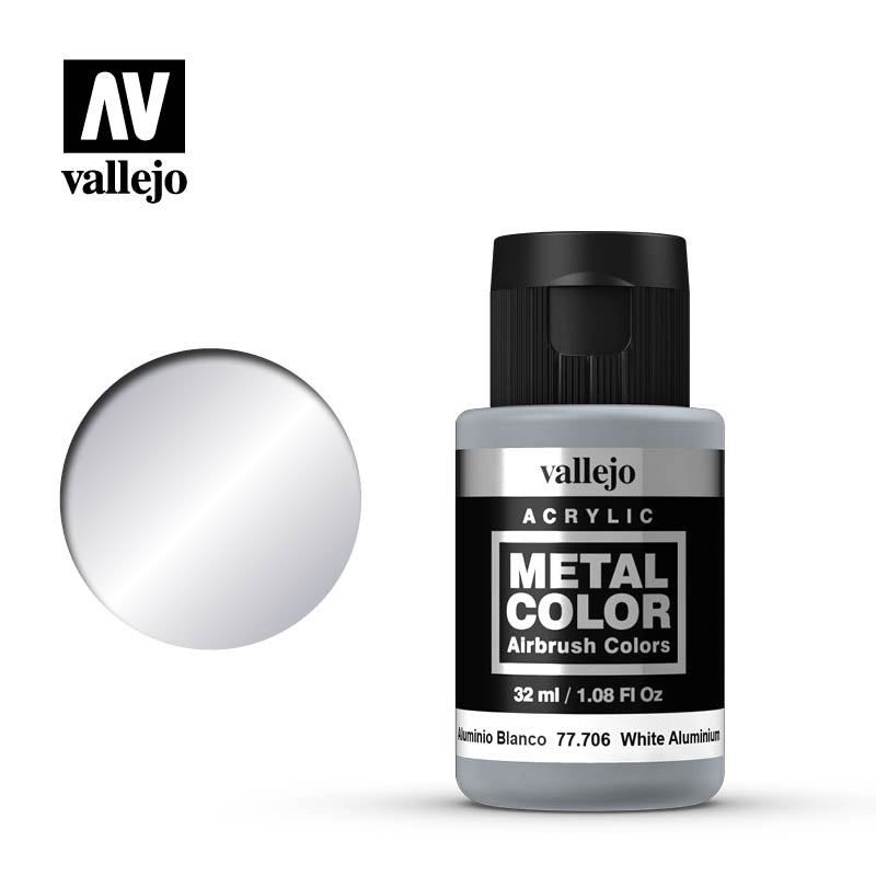 77.706 White Alluminium  - Vallejo Metal Color