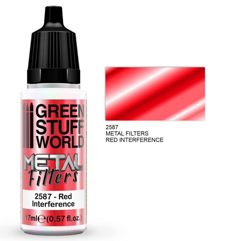 2587 -Metal Filter Red Interference - 17 ml