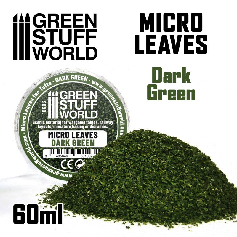 10606 - Micro Leaves Dark Green Mix