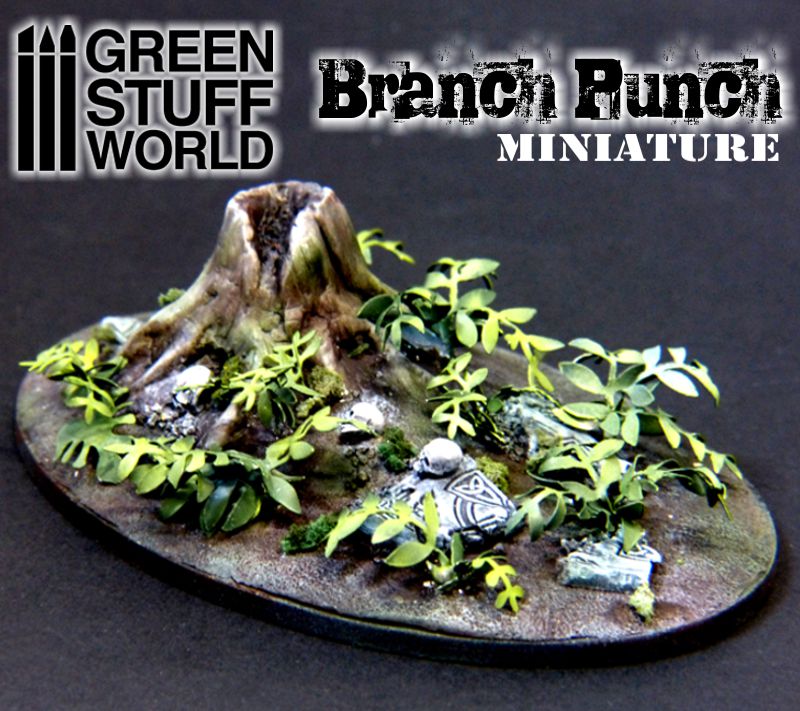1371 - Leaf Punch - Branch (Yellow) 1:65 1:48 1:43 1:35 1:30 1:22