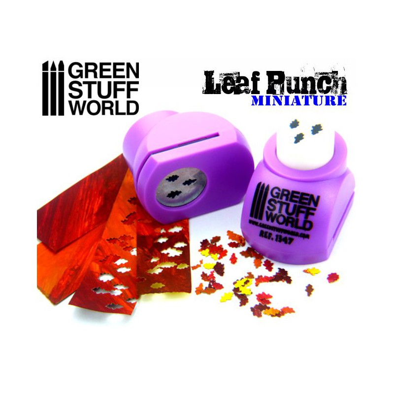 1347 - Leaf Punch - Oak Leaf (Light Purple) 1:35, 1:43, & 1:48