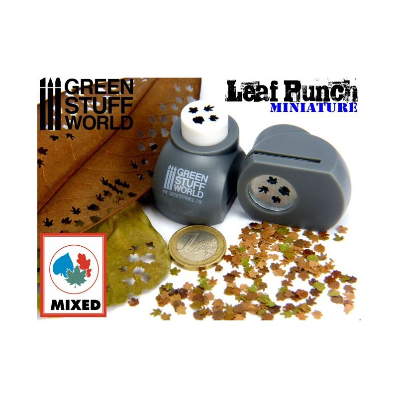 1300 - Leaf Punch - 4 Different (Grey) 1:35, 1:43, and 1:48
