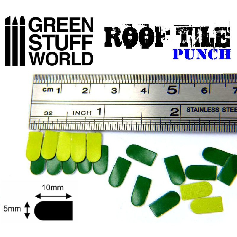 1417 - Roof Tile Punch 1:76 1:48 1:43 1:35 1:30 1:22