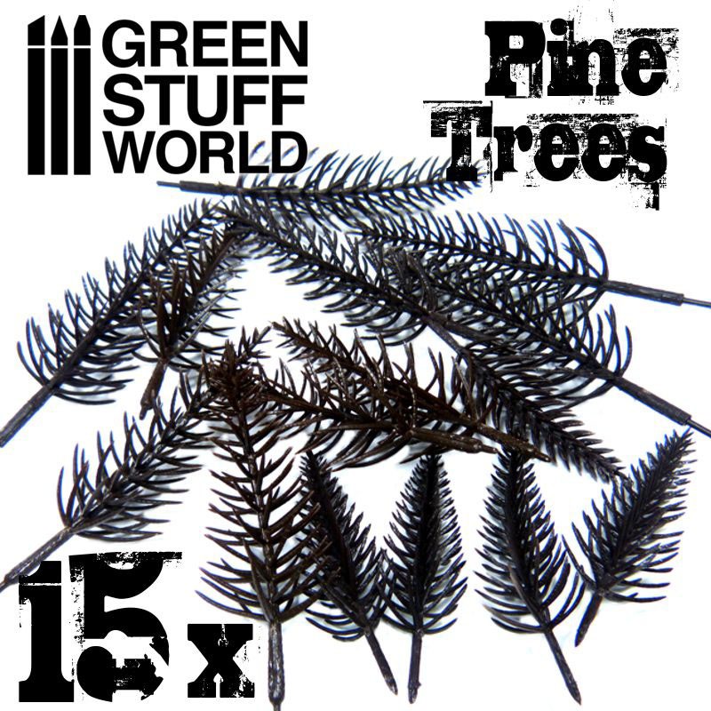 9288 - Pine Tree Trunks x 15