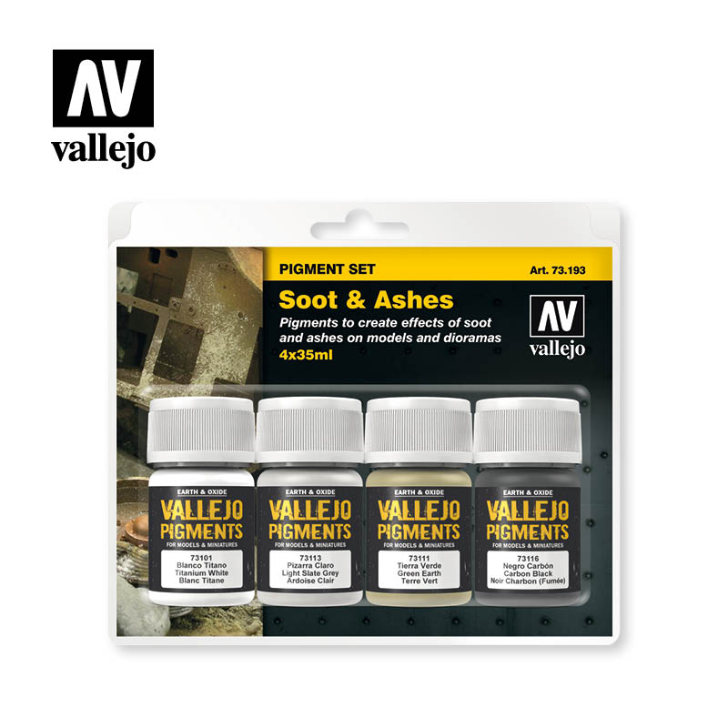 73.193 - Soot & Ashes - Vallejo Pigment Set