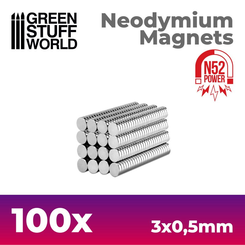 9262 - Neodymium Magnets 3x0.5mm - Set x 100
