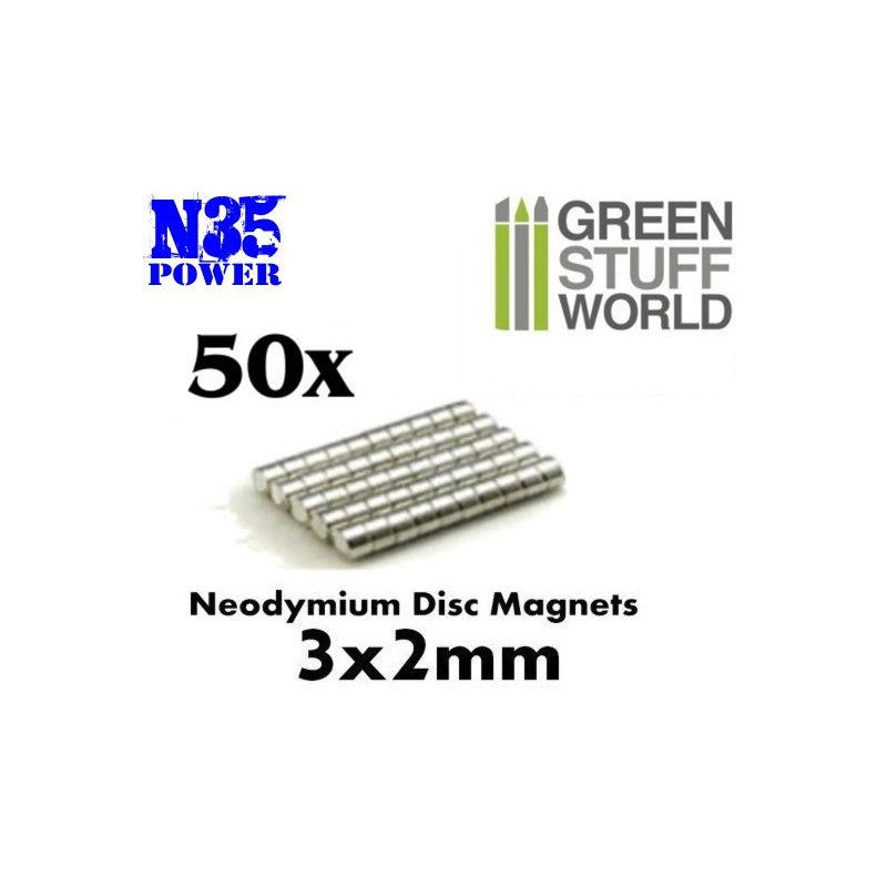 9260 - Neodymium Magnets 3x2mm - set x 50