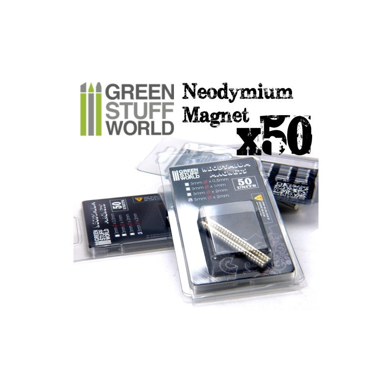 9260 - Neodymium Magnets 3x2mm - set x 50