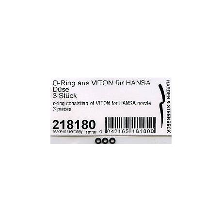 218180 - Airbrush O-Ring for Nozzle consisting of PTFE unit (3 pcs), for all Hansa models  - Harder & Steenbeck