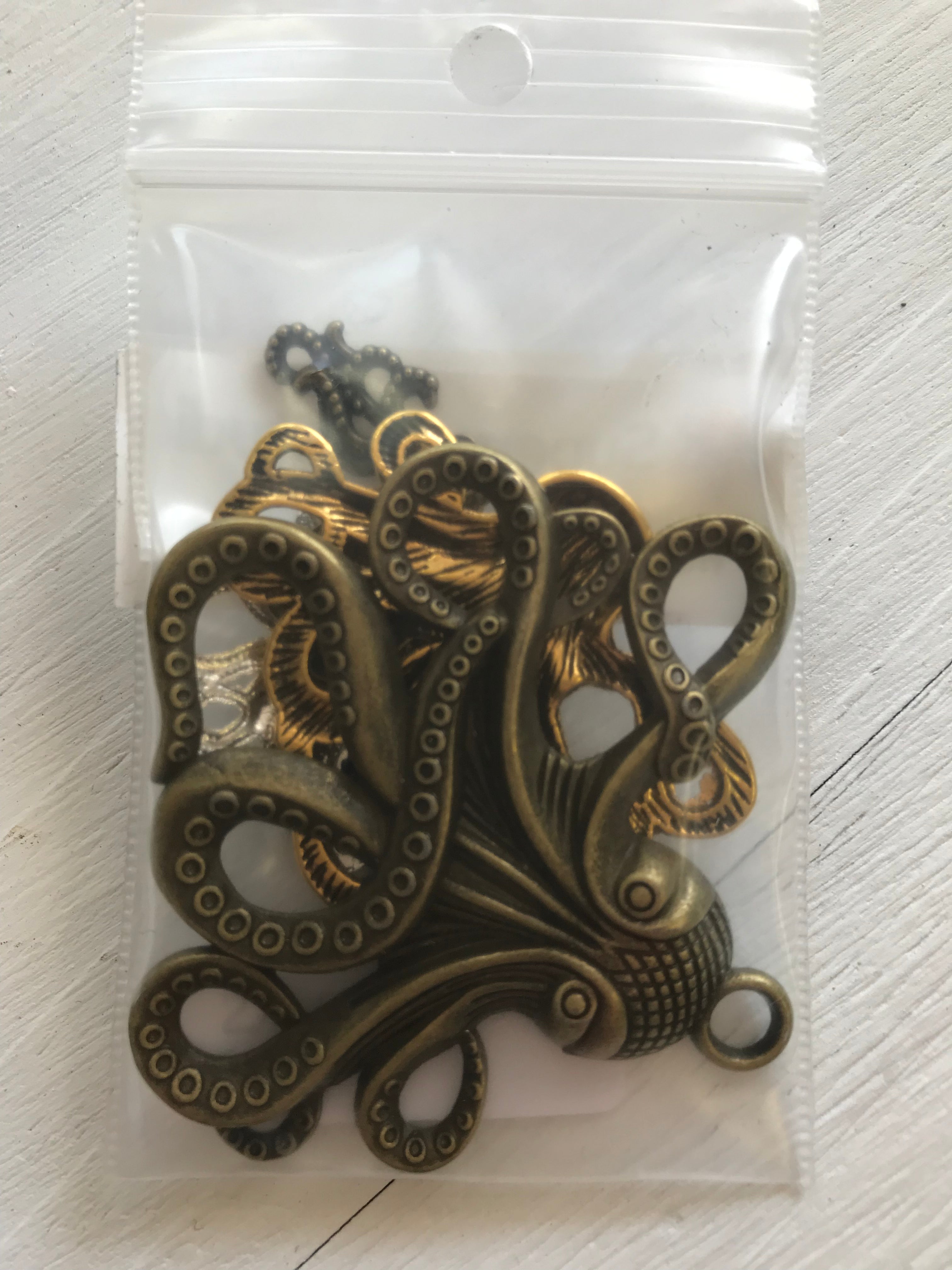Octopus Beads  - 5 pcs