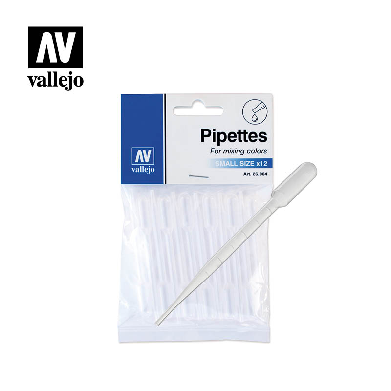 26.004 Mini Eye Dropper 1 ml (Pack 12 Units) - Vallejo Tools - Supernova Studio