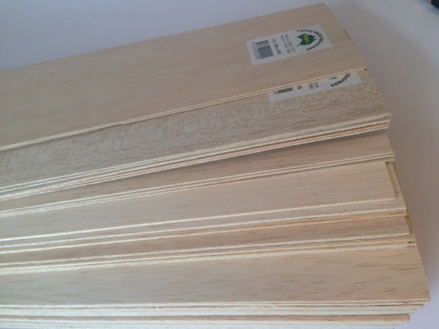 Balsa Wood Strips 3.0 x 100 x 1000