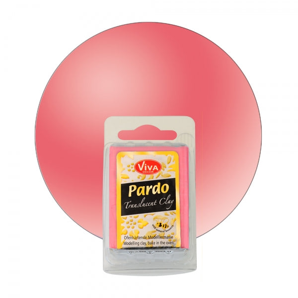 PARDO - Translucent Clay - Red Transparent - 56g
