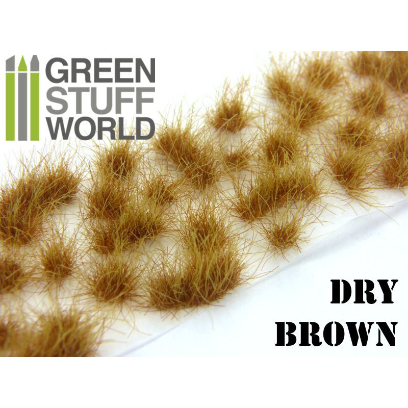 12940 Grass Tufts 12 mm - Dry Brown