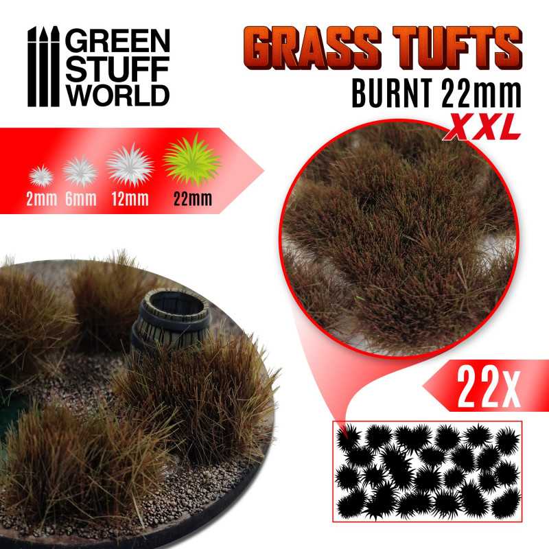 11453 - Grass Tuft's 22mm XXL - Burnt
