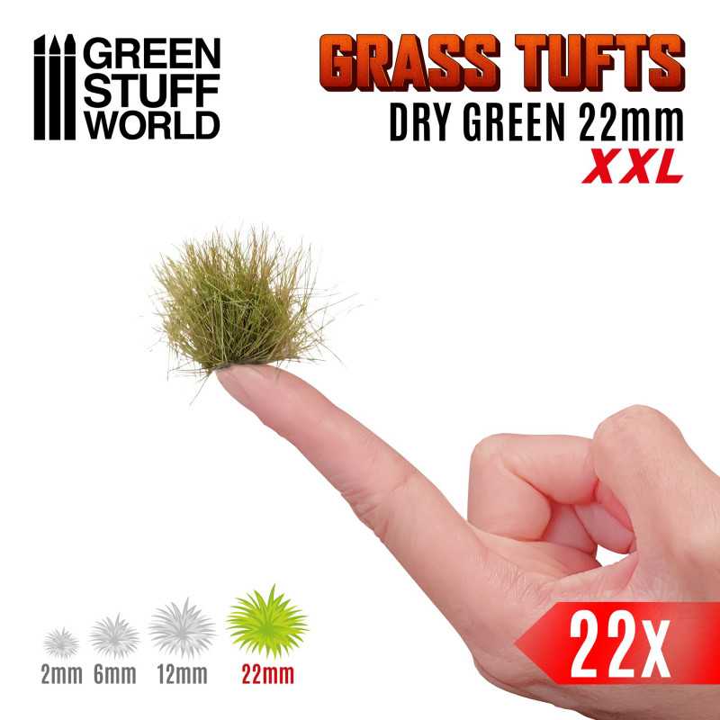 11449 - Grass Tuft's 22mm XXL - Dry Green