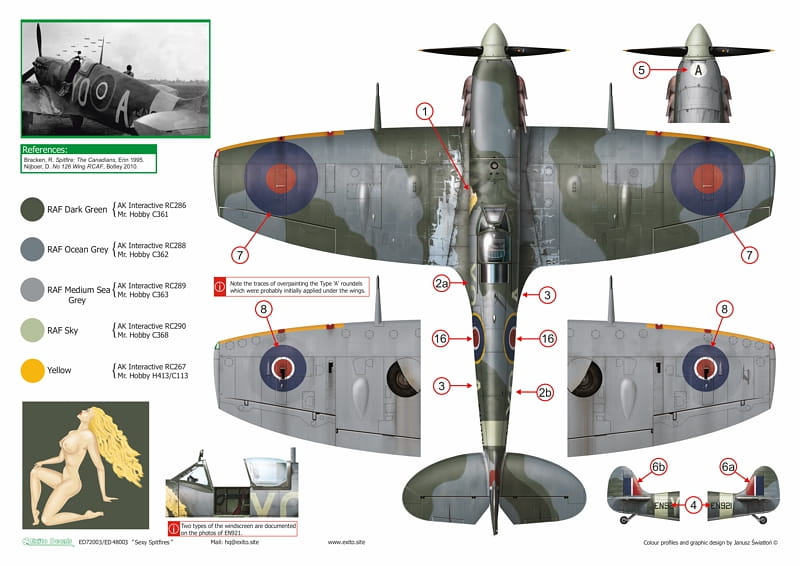 ED48003 - Sexy Spitfire -  1:48