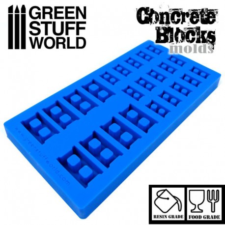 1510 - Concrete Block Silicone Mould