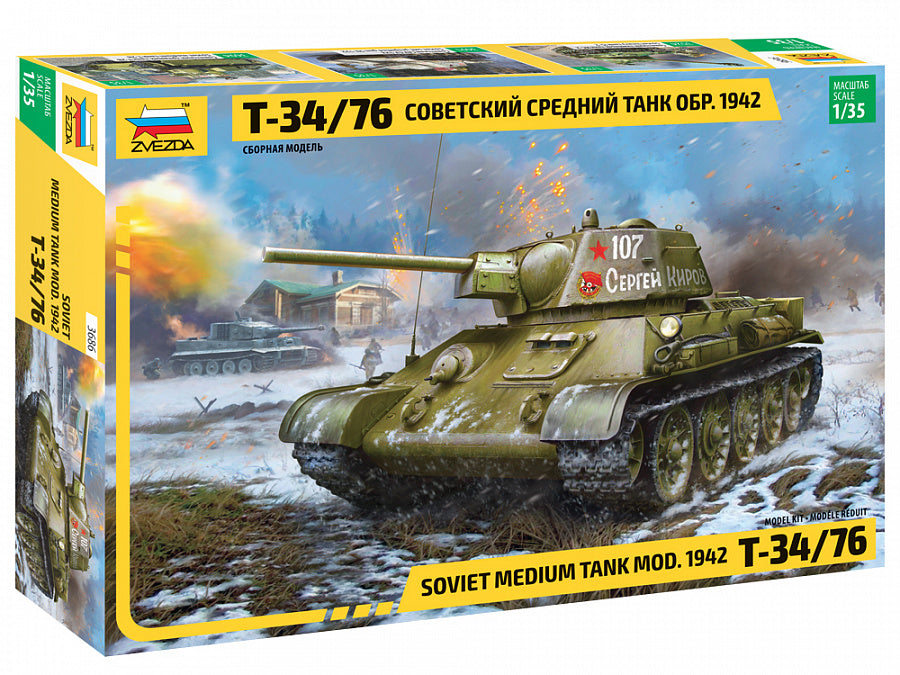 ZVA3686 - Zvezda (1/35) T34/76 mod. 1942