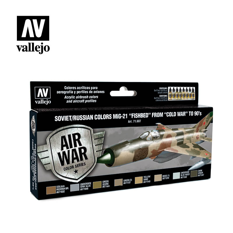 71.607 Soviet/Russian AF Mig-21 Fishbed - Model air Set