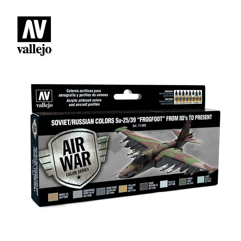 71.603 Soviet/Russian AF Sukhoi SU-25/39 Frogfoot - Model air Set