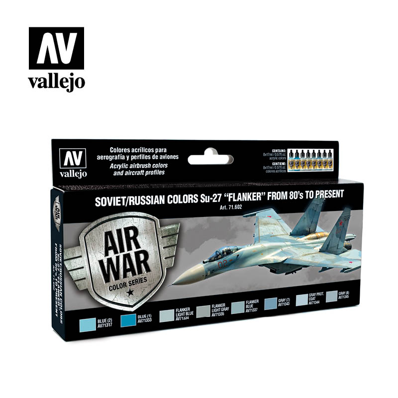71.602 Soviet/Russian AF Sukhoi SU-27 Flanker- Model air Set