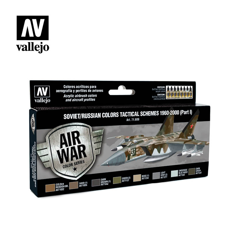 71.609 Soviet/Russian AF Scheme Tactical (Part 1) 1960 - 2000- Model air Set