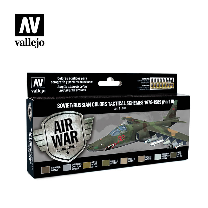 71.608 Soviet/Russian AF Scheme Tactical (Part 2) 1978 - 1989 - Model air Set