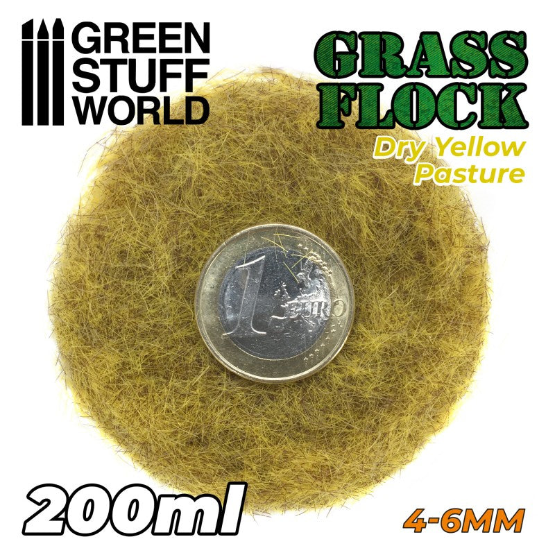 11154 - Grass Flock - DRY YELLOW PASTURE 4-6mm (200ml)