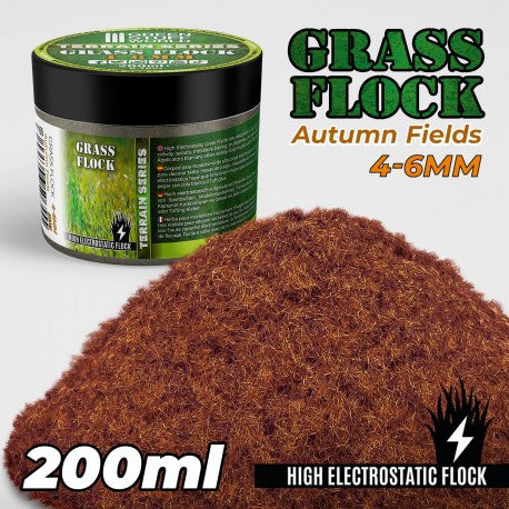 11155 - Grass Flock - AUTUMN FIELDS 4-6mm(200ml)