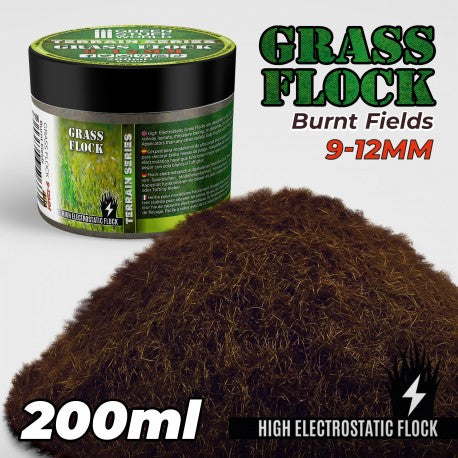 11166 - Grass Flock - BURNT FIELDS 9-12mm (200ml)