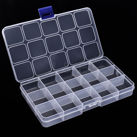 Plastic Organizer Box (15 Compartments) EMPTY