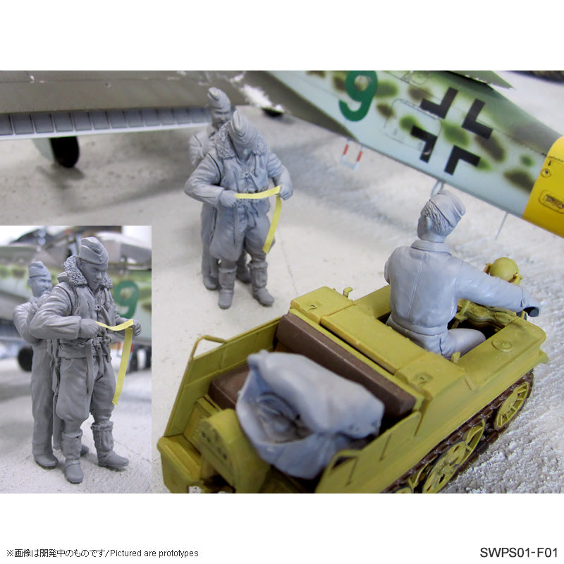 Zoukei-Mura - 1/32 (Kettenkrad) Luftwaffe Boarding Preparation Set