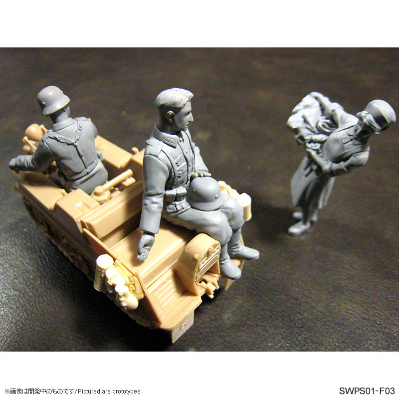 Zoukei-Mura - 1/32 (Kettenkrad) Luftwaffe Engineers & Nurse Set