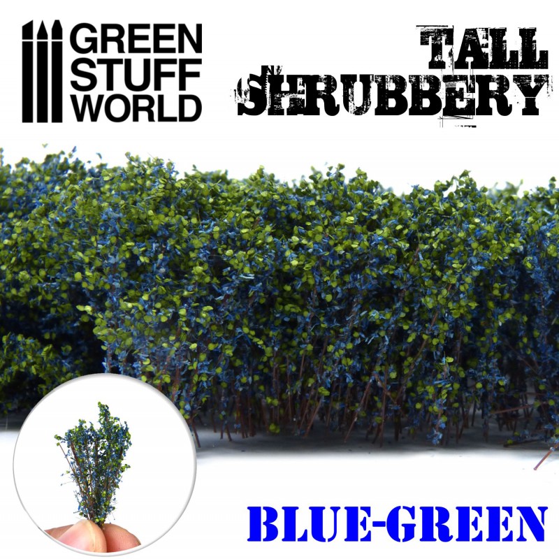 9928 - Tall Shrubbery - Blue Green