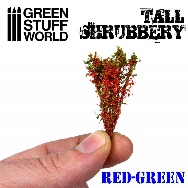 9929 - Tall Shrubbery - Red/Green