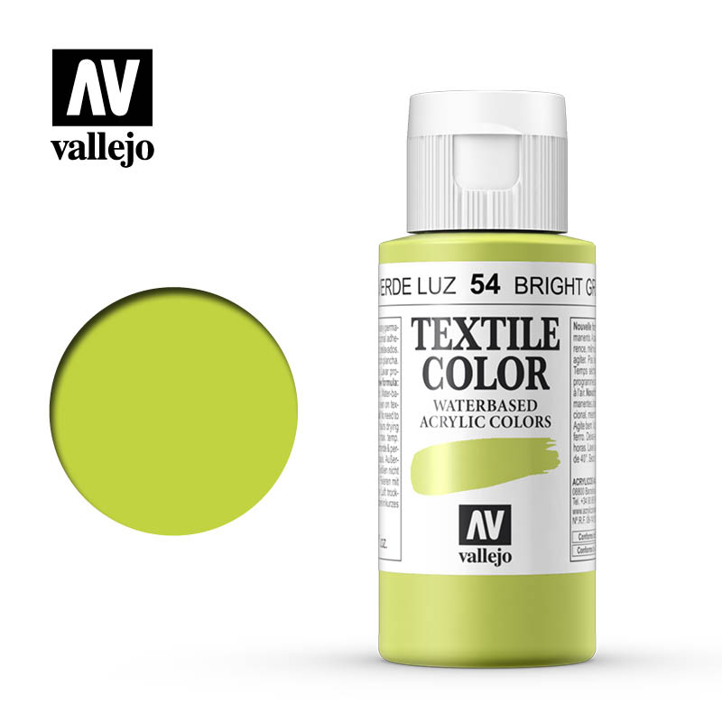 40.054 - Bright Green - Opaque - Textile Color - 60 ml