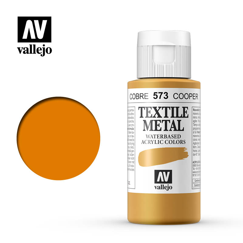 40.573 - Copper - Metallic - Textile Color - 60 ml
