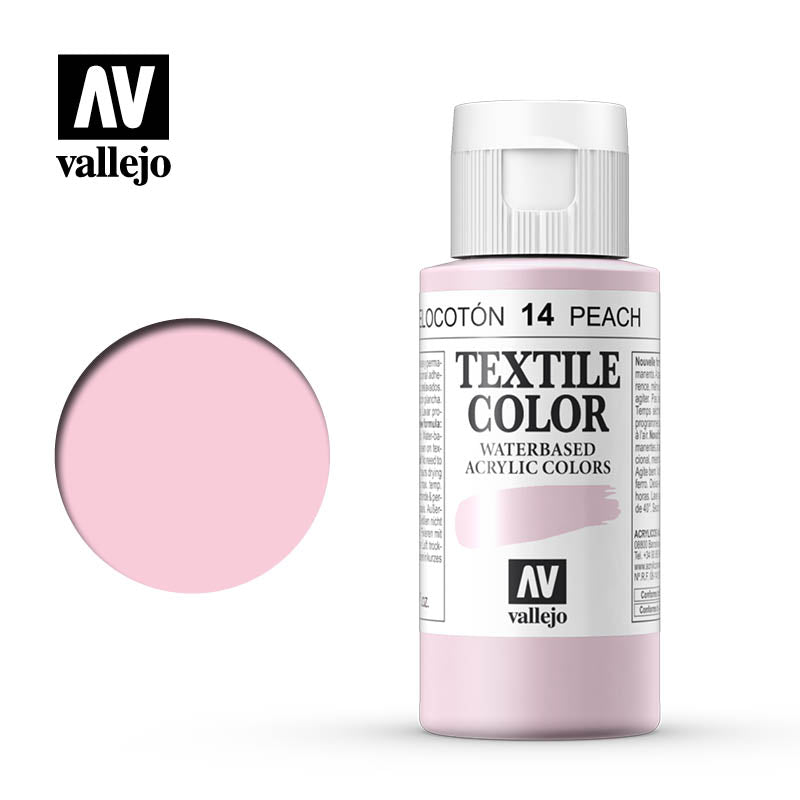 40.014 - Peach - Opaque - Textile Color - 60 ml