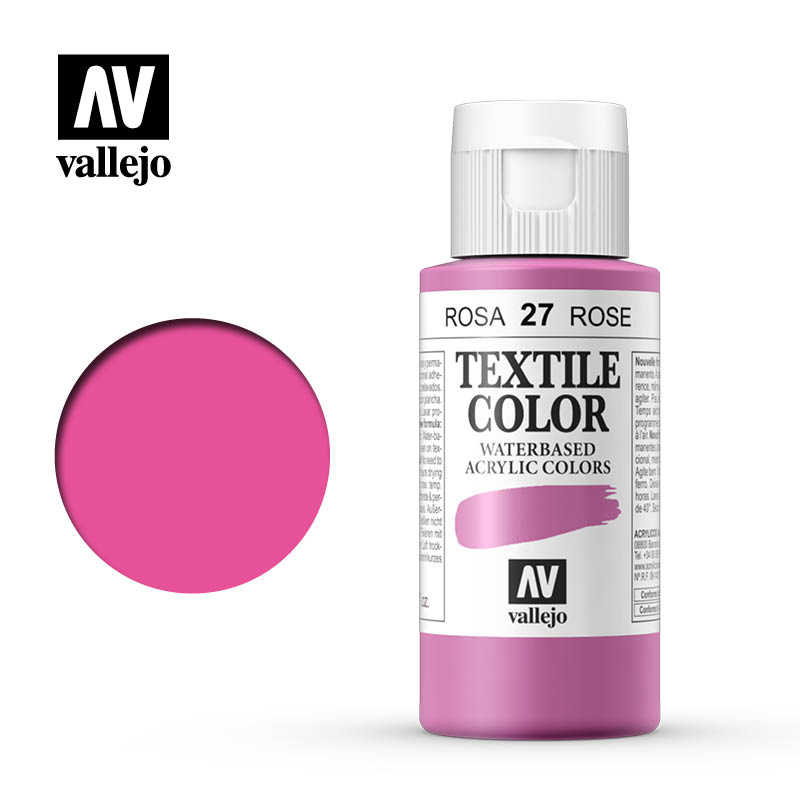 40.027 - Rose - Opaque - Textile Color - 60 ml