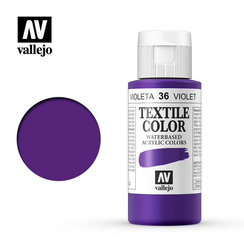 40.036 - Violet - Opaque - Textile Color - 60 ml