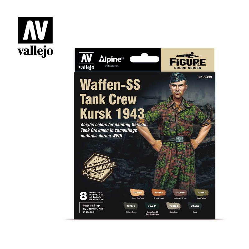 70.249 - Waffen-SS Tank Crew, Kursk 1943 (ALPINE FIGURE & PAINTS)