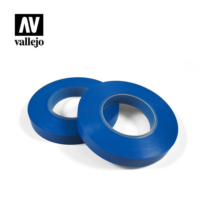 T07011- Flexible Masking Tape 10mm x 18m - Twin Pack - Vallejo Tools