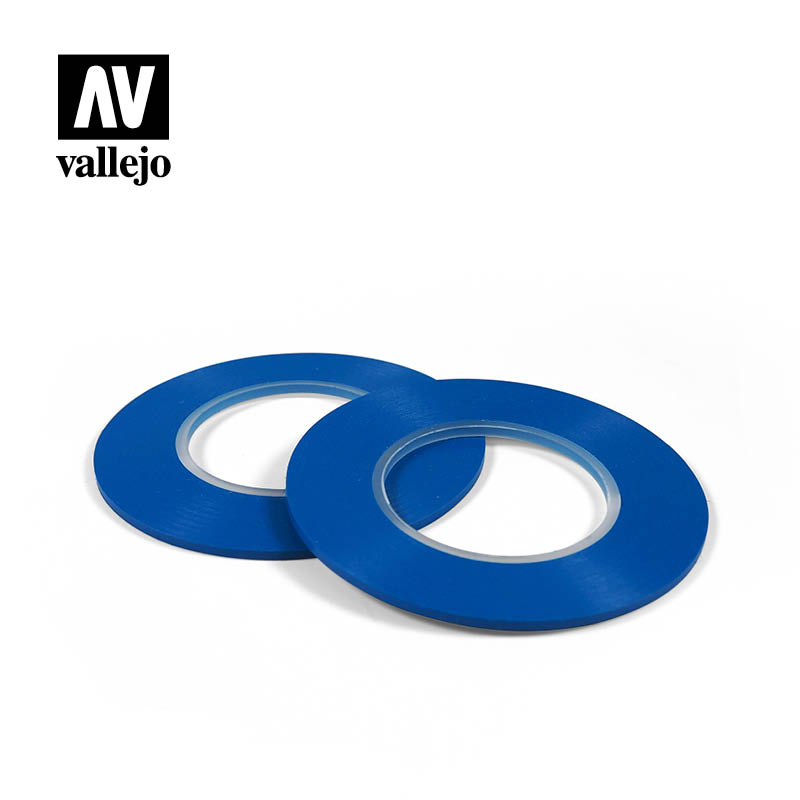 T07008 - Flexible Masking Tape 2mm x 18,m - Twin Pack - Vallejo Tools