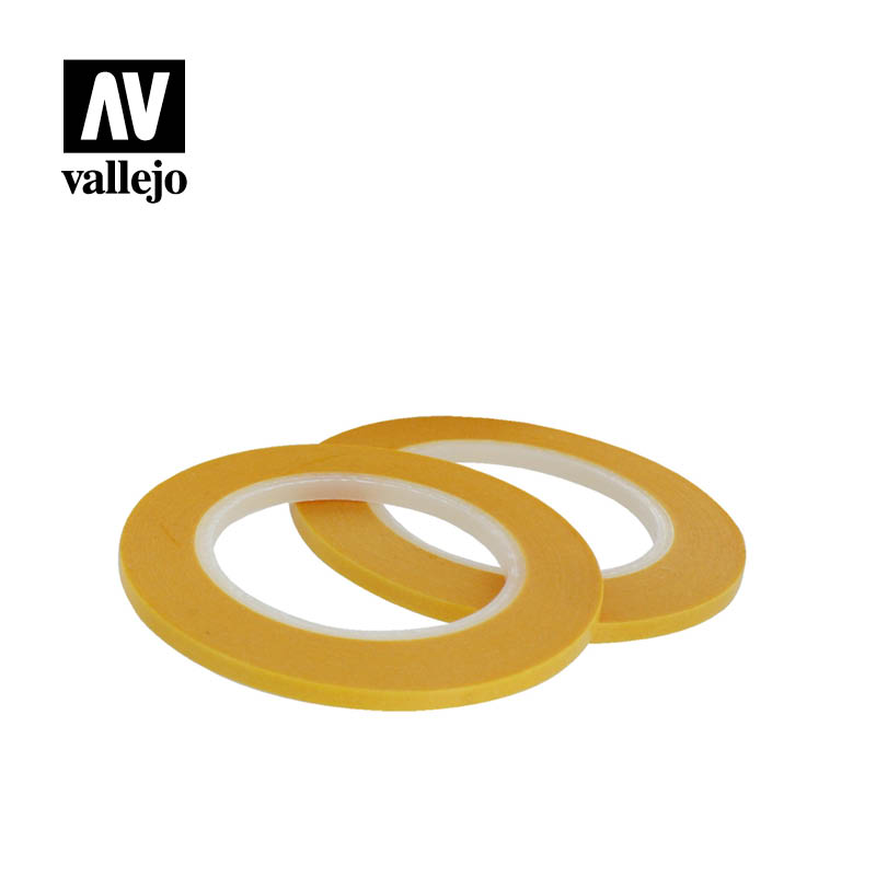 T07004 - Precision Masking Tape 3 mm x 18 m Twin Pack - Vallejo Tools - Supernova Studio