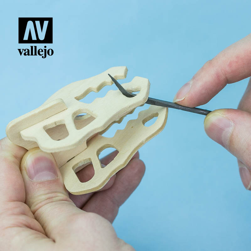 T03003 - Riffler/Curved File Set (10) - Vallejo Tools