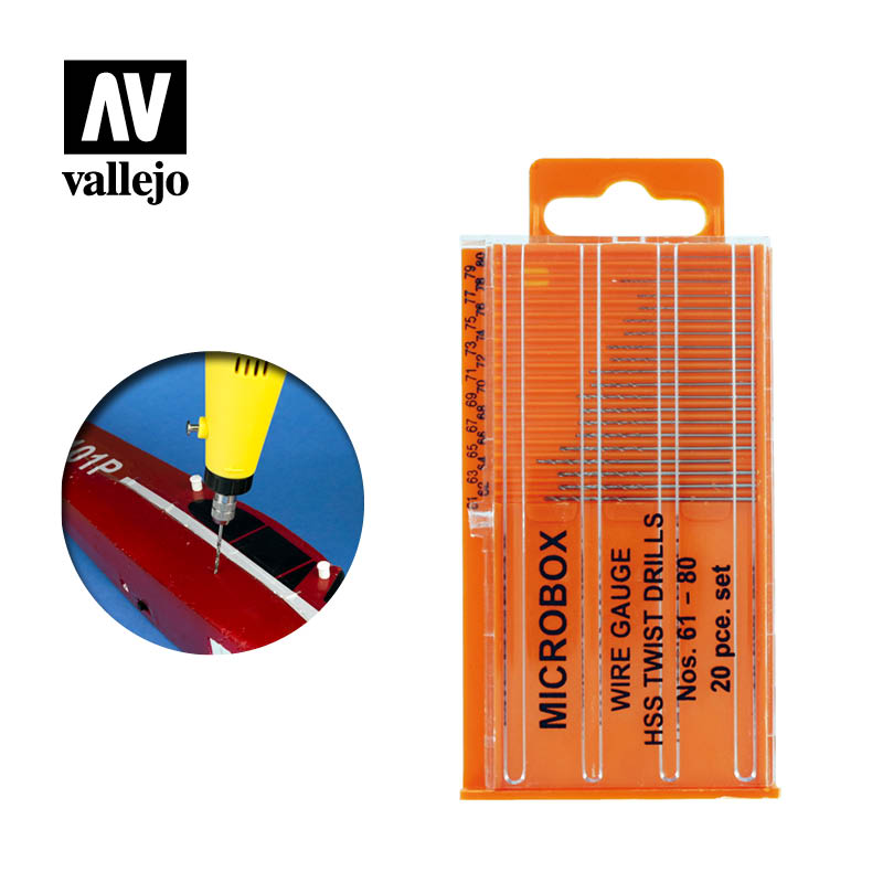 T01002 - Vallejo Microbox drill set (20) 61-80