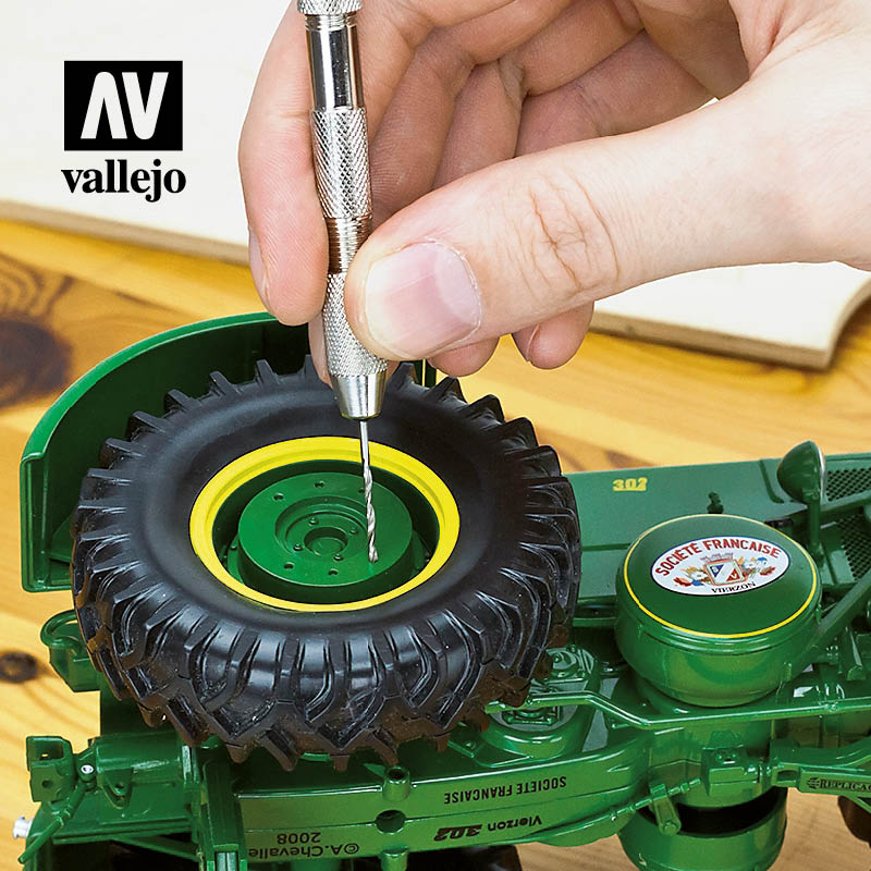 T09001 - Pin Vice - Double Ended, Swivel top - Vallejo Tools