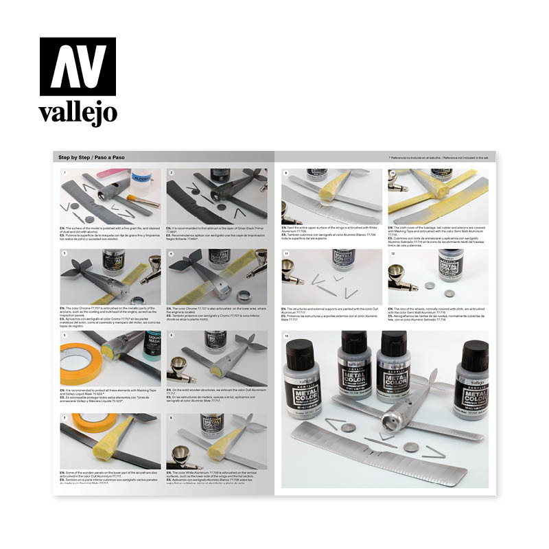 77.603 Aluminium Dope - Vallejo Metal Color Set